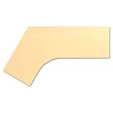 Momemtum DogLeg Right Work Surface Natural Maple Finish