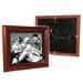 8" x 10" HDTV Picture Frame, Cherry wood frame with glass photo cover