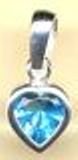 11z 3J8TaiL. SL160  Birthstone Heart Charm March