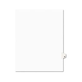 Avery 01095 - Avery-Style Legal Side Tab Divider, Title: 95, Letter, White, 25/Pack-AVE01095