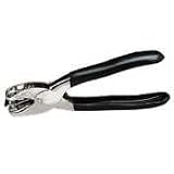 Metal Slot Punch, 9/16x1/8 Punch Size, Steel, Black/Silver