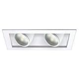 IMAGE OF WAC Lighting MT-LED218S-CWHS-WT 2 Light 4500K LEDme Spot Light Housing with Lamp