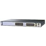 Cisco Catalyst 3750G-24TS - Switch - 24 ports - EN, Fast EN, Gigabit EN - 10Base-T, 100Base-TX, 1000Base-T + 4 x SFP (empty) - 1 U - rack-mountable