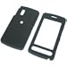 LG Vu / CU920 / CU915 RUBBERIZE BLACK SNAP-ON CASE COVER WITH REMOVABLE SWIVEL BELT CLIP Image