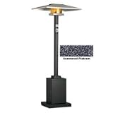 Premiere Natural Gas Outdoor Heater Finish: Hammered Platinum