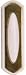 Heath Zenith SL-6199-B Traditional Décor Wireless Push Button, White and Gold