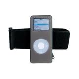 CTA iPod nano Skin Case with Arm Band IP-HNABL - Case for digital player - silicone - black - iPod nano