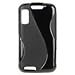 MOTOROLA ATRIX 4G / MB860 - BLACK S-TYPE GEL/SILICONE CASE COVER POUCH SKIN + 2 CUSTOM FIT SCREEN PROTECTORS. 2LMP