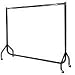Kitchen & Housewares : Heavy Duty Clothes Rail Garment Rail 6ft Long x 5ft High