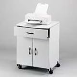 Gray Mobile Laser Printer/Copier Case Stand