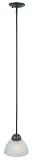 Review Royce Lighting RP400/1-23 / Royce Lighting RP400/1-23 Westlake Mini Pendant Oil Rubbed Bronze with White Alabaster Globe