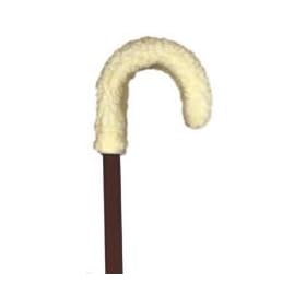 `Fleece Cane Grip Curved Handle