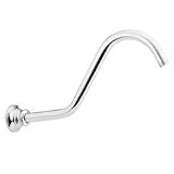 Moen Showhouse S113 Waterhill Waterhill Rainfall Shower Arm & Flange Kit, 1/2 Ips C