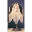 11 Fabric Shd Ivory Beads 11 3 4 Classic Base by Meyda