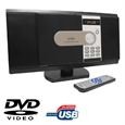 Mini chaîne hifi + lecteur DVD/DVIX intégré