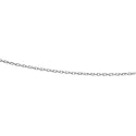 14K White Gold Wheat Chain - 7 inches