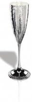 Silverstar Mazzetti Hammered Silver Fluted Stemware 8" - Pair