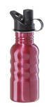Ogi Pink Rose 17oz Stainless Steel Wide Mouth Reusable Bottle With Sports Cap