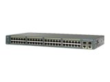 Cisco Catalyst 2960-48TC-S - Switch - 48 ports - EN, Fast EN - 10Base-T, 100Base-TX + 2x10/100/1000Base-T/SFP (mini-GBIC)(uplink) - 1U - rack-mountable