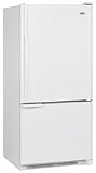 Review Amana  / Amana Easy Reach ABB1921DEW 18.5 cu. ft. Freestanding Bottom-Freezer Refrigerator with 3 Adjustable Glass Shelves, 2 Clear Humidity-Controlled Crispers and Freezer Door Bin: White