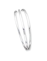 Sterling Silver Cuff Bangle Bracelet QB369"