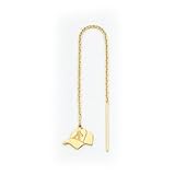 14K Oakland Athletics Cap Threader Earrings