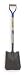 Westward 1WG34 Sq Point Shovel, 30 In Handle