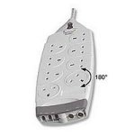 105788 Belkin 8 socket Surgemaster Maximum Series With Telephone And Av Protection f9m823uk2m