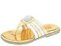 KORS Michael Kors Kids Petite Peggi (Toddler) | Girls Shoes Silver Gold Metallic