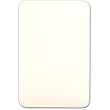 25 Silver Edge Pearl White Menu Cards