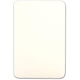 25 Silver Edge Pearl White Menu Cards