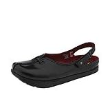 Earth Express 2 | Ladies Hook and Loop Shoes Black Premium Calf by Earth