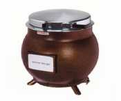 Server Ks 85760 Copper Kettle Shaped Soup Warmer 7-Qt