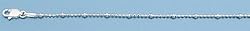 Anklet - Sterling Silver with Diamond Cut Finish - 10'' in Length