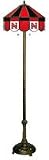 Nebraska Cornhuskers Stained Glass Floor Lamp
