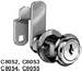 National Cabinet Lock C8053-14A-KA Cam Lock, 1-3/16 Cylinder Length, Bright Nickel Finish - Keyed Alike