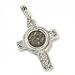 Ancient Widow's Mite Coin in Fancy Sterling Silver Cross Pendant