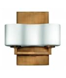 11zRIaaVNYL. SL160  Hinkley Lighting 5062BR A La Mode 2 Light Wall Sconce in Brushed Bronze with Etched Opal glass Reviews