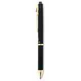 Day-Timer Quad-Point 4-Way Pen/Pencil, 63571 - Black Matte