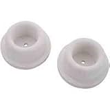 Mintcraft 20276PHB White Rubber Wall Doorstop