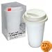 DCI I Am Not a Paper Cup 10-Ounce Porcelain Travel Cup with Lid