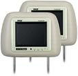 Buy (TAN) Pyle View Headrest Pair with Built-in 5.6'' TFT-LCD Monitors by SOUND AROUND/PYLE INDUSTRIES