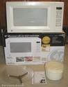 Bisque GE JES1855P 1.8 cu. ft. 1100 Watts Countertop Microwave