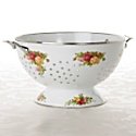 Royal Doulton-Royal Albert Old Country Roses 5-Quart Colander