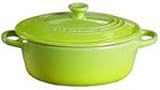 Le Creuset Stoneware Petite Oval Casserole, Kiwi