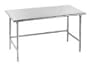 Advance Tabco 16-Gauge Stainless Steel Top - Flat Top w/ Open Base - Model TMS-242