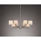 Simply Kovacs Chandeliers Brushed Nickel Chandelier