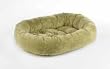 Bowsers Donut Dog Bed "Diamond Microvelvet Collection" (Size=Large,Color=Celery)