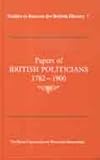 Papers of British politicians 1782-1900
