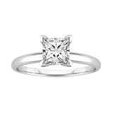 Certified 1 ct. Colorless Diamond Solitaire in 14K White Gold